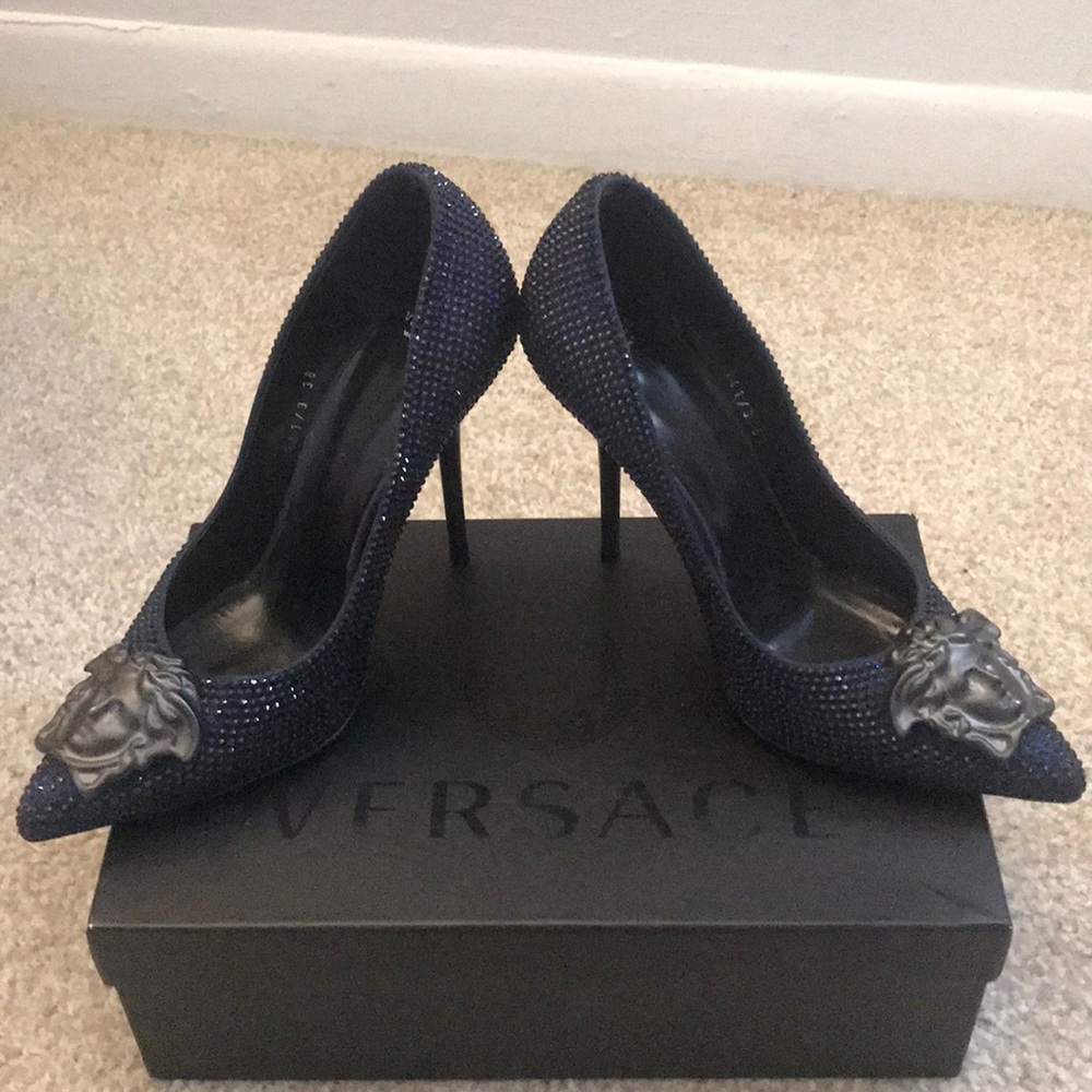 Versace Blue Swarovski Crystal Limited Edition